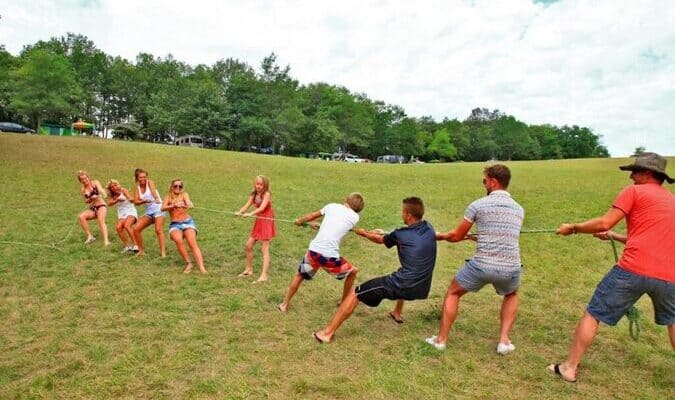 Tir &agrave; la corde